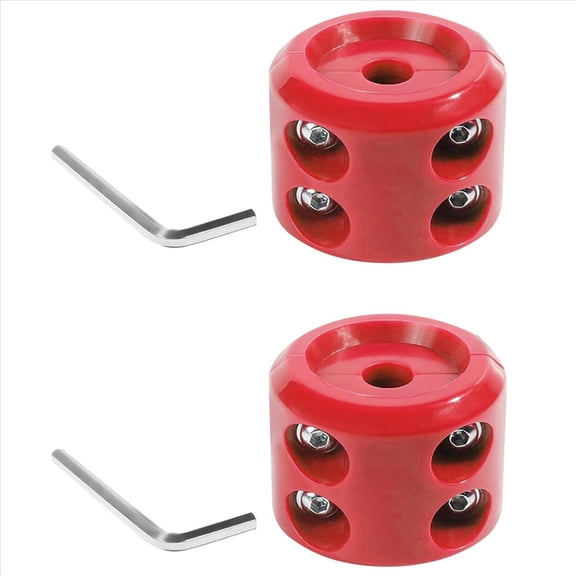 Rollbacks & More 2X Rubber Winch Stopper,Winch Cable Saver Hook Stopper Line with Hex Wrench,Car Accessories Rope
