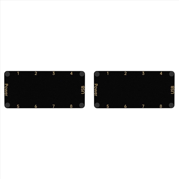 Rollbacks & More 2X SignalRGB OpenRGB Universal 8Port 5V 3PIN ARGB Asynchronous Controller HUB for Computer PC Case Cooling Fans Light
