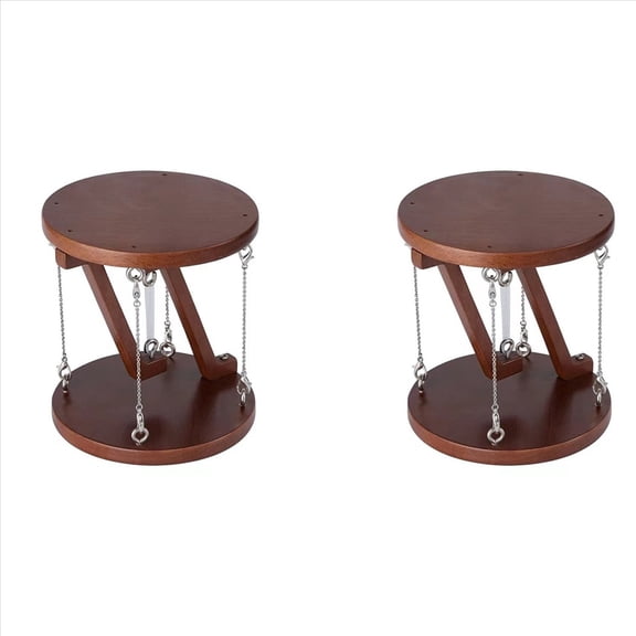 Rollbacks & More 2X Tensegrity Table, Structure Science Toy Table Ornaments Home Decor Desk for Adult Brown