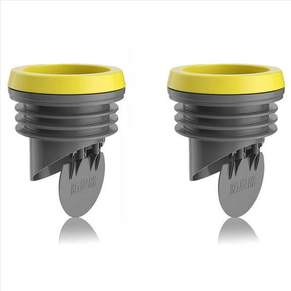 Rollbacks & More 2X Toilet Flanges Wax Rings with Prevent Backflow Valve - Thick Bowl Ring Fits 3.2-4 Inch Waste Lines