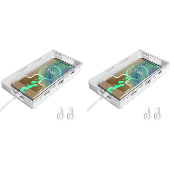 Rollbacks & More 2X Universal Phone Safe Lock Box for All Phones Mobile Smartphone Storage Locking Container