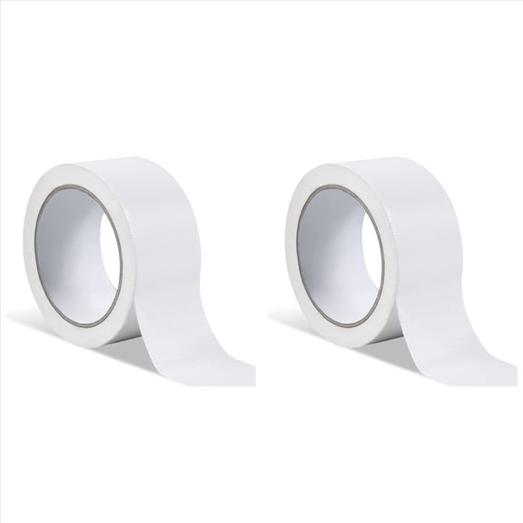 Rollbacks & More 2X Window Weather Tape, Sealing Plastic Waterproof, No Residue Sealant Strip (White)