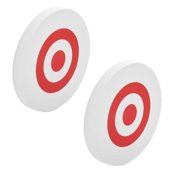 Rollbacks & More 2pcs 25 x 3cm Archery Eva Foam Target Self Healing Bow Moving Hunting Practice White+Red