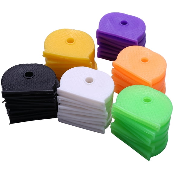 Rollbacks & More 30 PACK Coloured KEY TOP COVERS Head/Caps/Tags/ID Markers Mixed Toppers