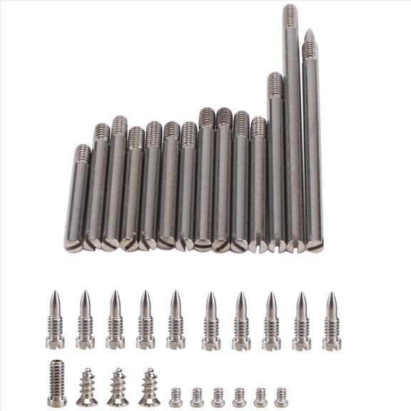 Rollbacks & More 34Pcs/Set Clarinet Repair Parts Screws + Shaft Rod Kit DIY Tool Woodwind Instrument Accessories