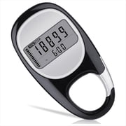 Rollbacks & More 3D Pedometer for Walking Steps and Miles, Portable Step Counter with Distance