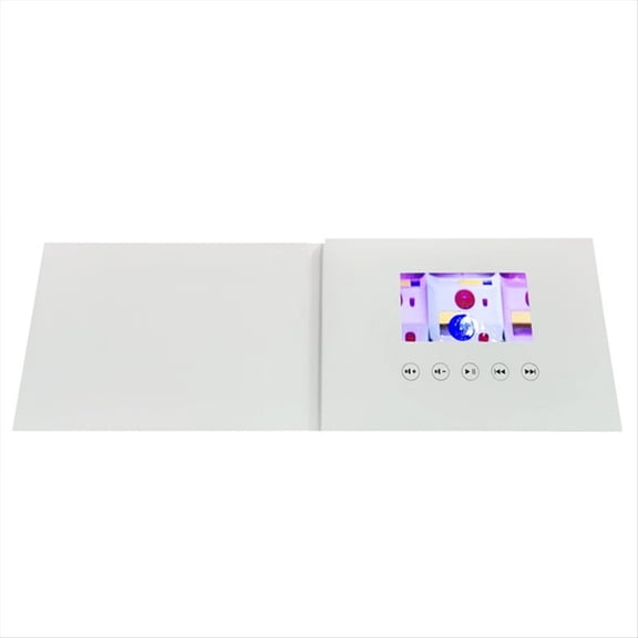 Rollbacks & More 4.3 Inch Video Greeting Card Brochure with LCD Screen HD E-Card