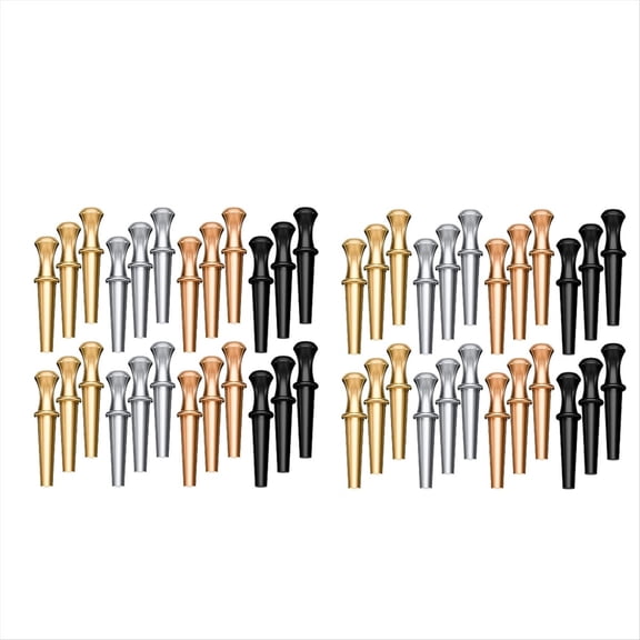 Rollbacks & More 48 Pcs Metal Cribbage Pegs Board for 1/8 Holes Toy Game Accessories Traditional