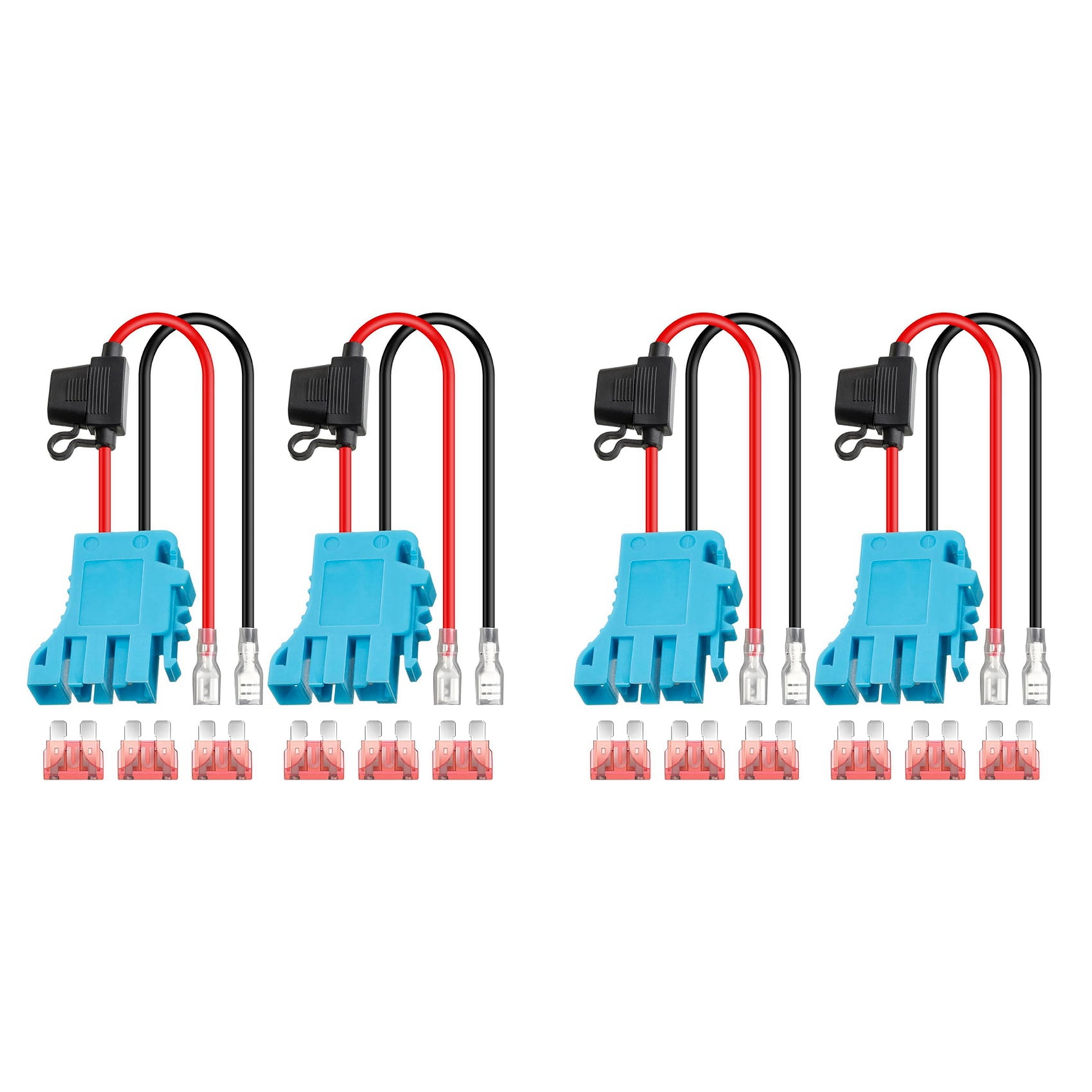 Rollbacks & More 4Pack 12 AWG Wire Harness Connector Replacement for ...