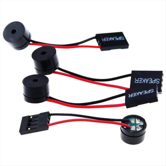 Rollbacks & More 4Pcs Desktop Computer Motherboard CPU Internal Speaker Buzzer Beeper for Connecting the Front Panel of