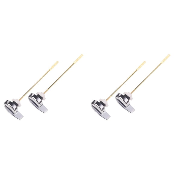 Rollbacks & More 4X Toilet Tank Flush Lever Handle Universal Side Mount Replacement Trip Fits Most Straight