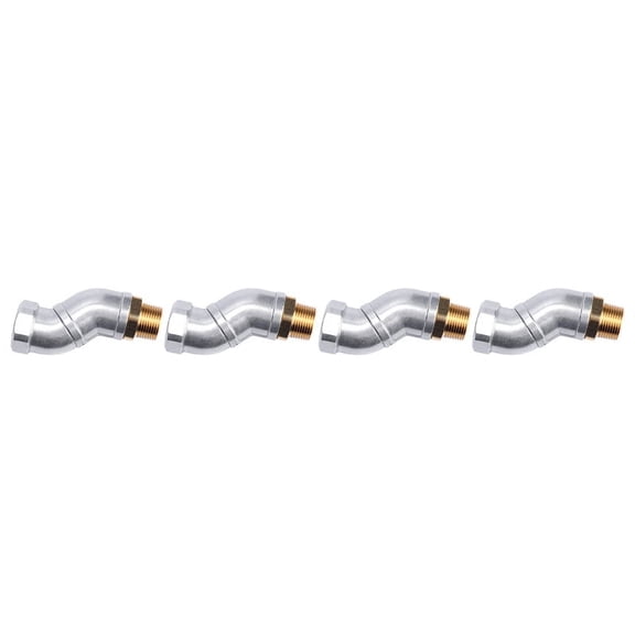 Rollbacks & More 4pcs 3/4 Inch Hose Swivel 360 Rotating Connector for Nozzle Multi Plane