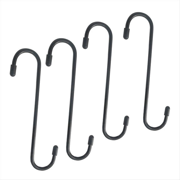 Rollbacks & More 4pcs Car Caliper S-Shape Brake Hanger Hooks with Rubber Tips for Bearing Axle Automotive Tool System