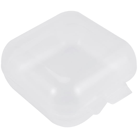 Rollbacks & More 50Packs Small Clear Plastic Storage Containers,Mixed Empty Mini, Case with Lids for Items and Other Craft Projects