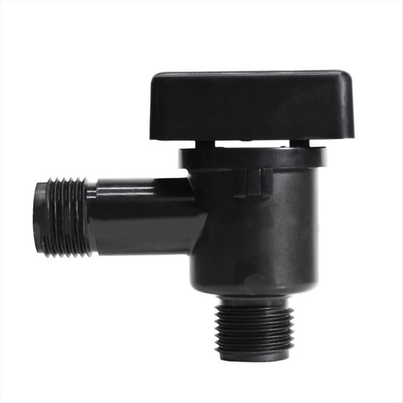 Rollbacks & More 571-VAC-CHK-A RV Vacuum Breaker Check Valve, Black Tank Valve