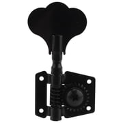 Rollbacks & More 5Pcs Guitar Accessory Vintage Open Tuning Keys Pegs Machine Heads Tuners Black 1L4R for 5 Strings