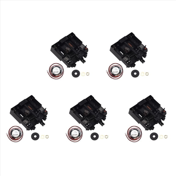 Rollbacks & More 5X Pendulum Clock Movement Music Box Silent Sweep Quartz Mechanism Wall Replacement Part
