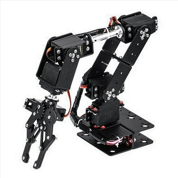 Rollbacks & More 6DOF Robot Mechanical Arm Clamp Claw Kit DOF Manipulator Industrial Grade for Robotics
