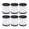 thumbnail image 1 of Rollbacks & More 6PCS HEPA Filter for XL-618A Wireless Handheld Vacuum Cleaner Elements Replacement Accessories Parts, 1 of 6