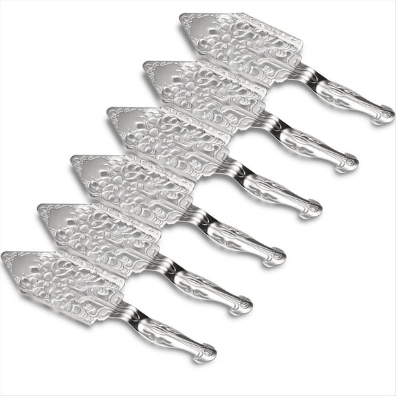 Rollbacks & More 6PCS Stainless Steel Absinthe Spoons Vintage Cocktail Bar Glass Cup Drinking Filter Hollowed Out Spoon
