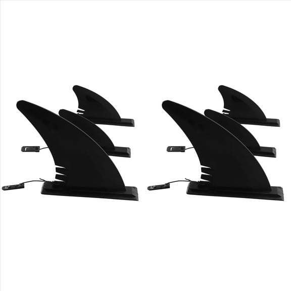 Rollbacks & More 6X Surfboard SUP Central Fin and Side Stand Up/Paddle/Inflatable Board Surfing Sports