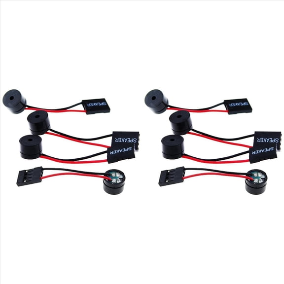 Rollbacks & More 8Pcs Desktop Computer Motherboard CPU Internal Speaker Buzzer Beeper for Connecting the Front Panel of