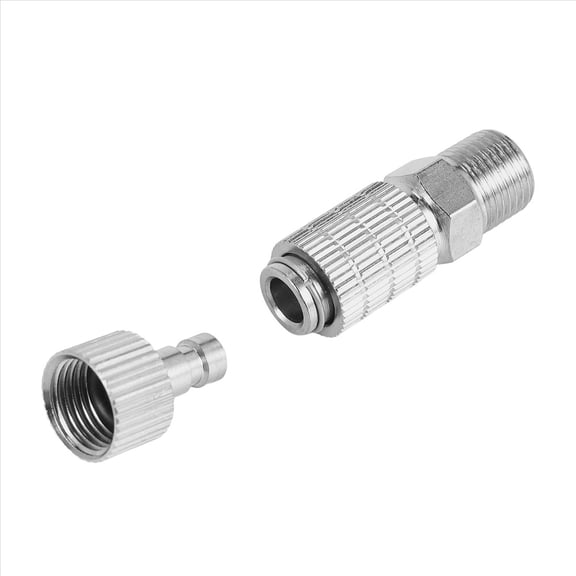 Rollbacks & More Airbrush Quick Disconnect Coupler Release Fitting Adapter with 5 Male Fitting, 1/8 INCH M-F