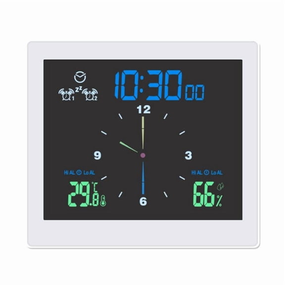 Rollbacks & More Bathroom Waterproof Wall Clock Shower Clocks Timer Digital Electronic Kitchen Washroom Time White