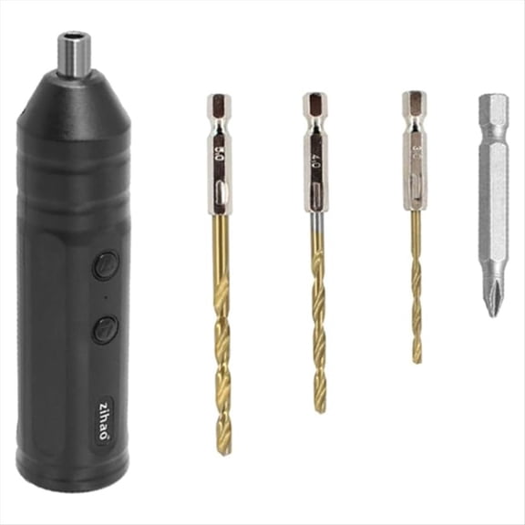 Rollbacks & More Cordless Electric Screwdriver USB C Rechargeable Mini Drill Power Tools Set