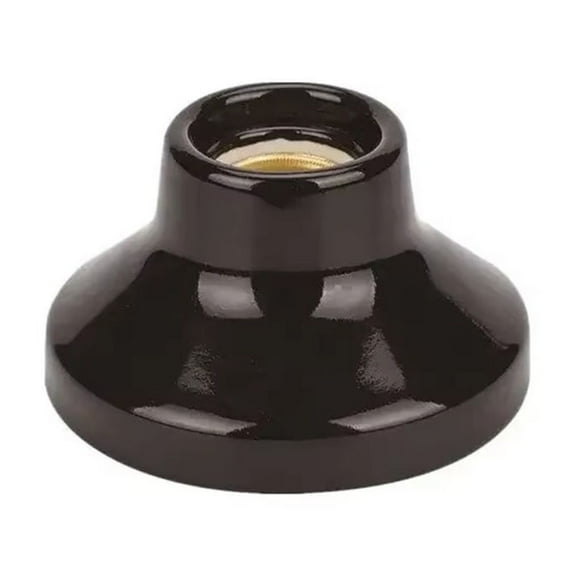 Rollbacks & More DIY Ceramic Lamp Holder,Porcelain E27 Base Light Fixture Easy to Install,Led Fitting Holder for Bedroom