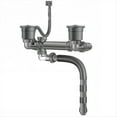 thumbnail image 1 of Rollbacks & More Double Sink Drain Kit Space Saving Kitchen Expandable Flexible 1 1/2In P-Trap Pipe 3-1/2 Inch, 1 of 7