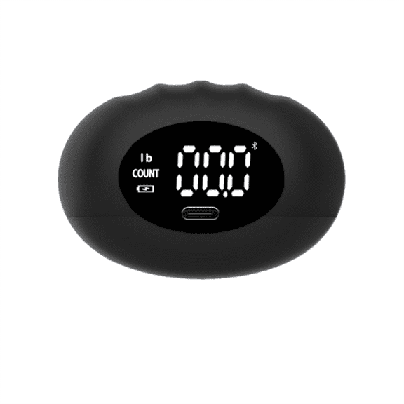 Rollbacks & More Grip Strength Tester, Digital Trainer, Up to 396lbs Hand Gripper Strengthener for Finger Training B