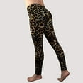 thumbnail image 1 of Black*Friday Deals 50% Off Clear!LEBONYARD Womens Pants Clearance,Women Stretch Yoga Leggings Fitness Running Gym Sports Leopar Active Pants Black XS, 1 of 4
