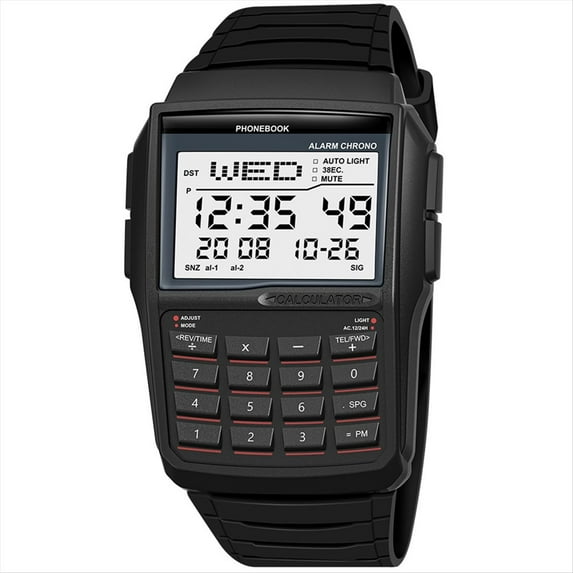 Rollbacks & More LED Electronic Watch Digital Sports Multifunction Calculator Waterproof Computer Style