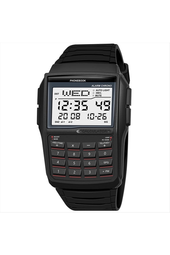 Rollbacks & More LED Electronic Watch Digital Sports Multifunction Calculator Waterproof Computer Style