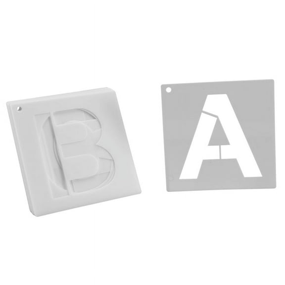 Rollbacks & More Letter Stencils for Painting on Wood 36 Pcs and Number Reusable Font Templates Home