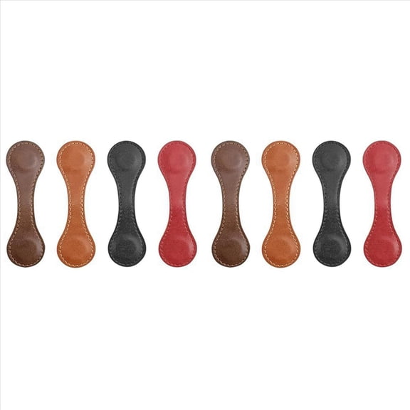 Rollbacks & More Magnetic Bookmark, 8Pcs Personalized Leather Retro Bookmark Page Markers Book Lovers Gift