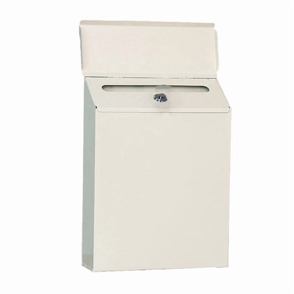 Rollbacks & More Mailbox Office Mailboxes Mail Boxes Outdoor Wall Mounted Locking Wall- Key Drop Box