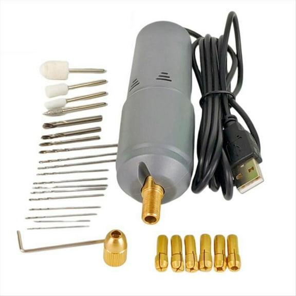 Rollbacks & More Mini Electric Drill Hand Cordless Rotary Tool Arts and Crafts for Screwdriver Hole Punch
