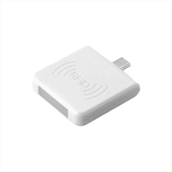 Rollbacks & More Mini Portable RFID ID Card Reader 125KHz USB Smart EM for Win8 Android OTG Phone Support White