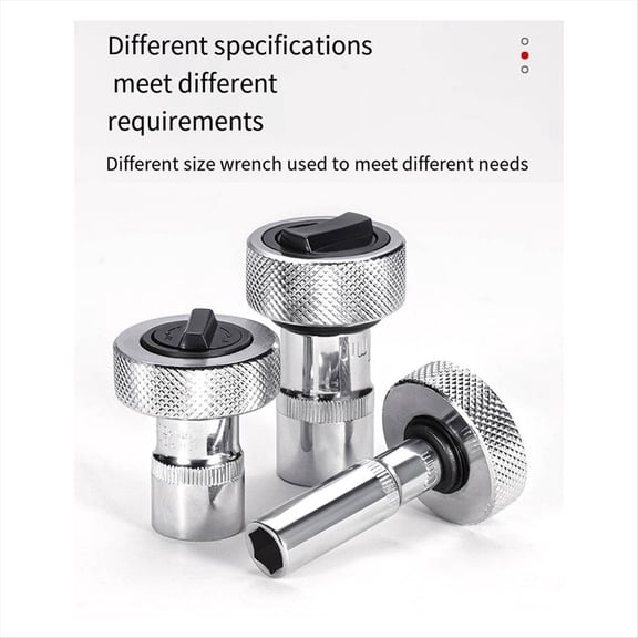 Rollbacks & More New Double Sided Thumb Wheel Ratchet Wrench Set, Palm Wrench, 1/4In 3/8In 1/2In Drive Set