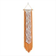 Rollbacks & More Nordic Leaf Woven Macrame Tapestry Hanging Boho Garden Tassel Wall Living Room Bedroom Home Hotel Decor A