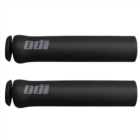 Rollbacks & More ODI Bicycle Grip Silicone Handlebar Grips Shock-Absorbing Soft Mountain Bike Accessories Black
