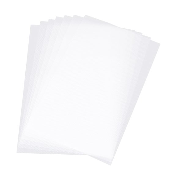 Rollbacks & More Refrigerator Mats for Shelve, 7 PCS Liners Washable Fridge Shelf and Cabinet Transparent