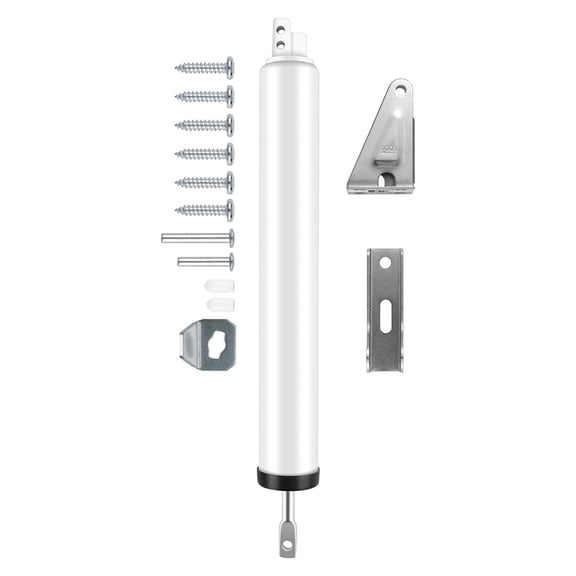 Rollbacks & More Screen and Storm Door Closer Kit, Pneumatic Closer, Push Button Latch Set B