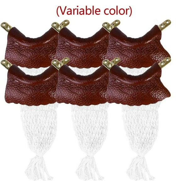 Rollbacks & More Snooker Pocket Nets Billiard Pool Table Net Replacement Leather Pockets Set of 6