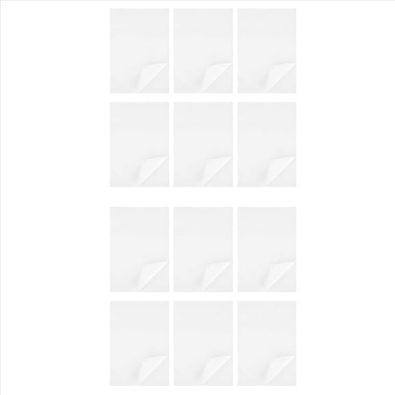Rollbacks & More Stick & Embroidery Paper for Dissolvable Transfer Transferring Patterns 12PC