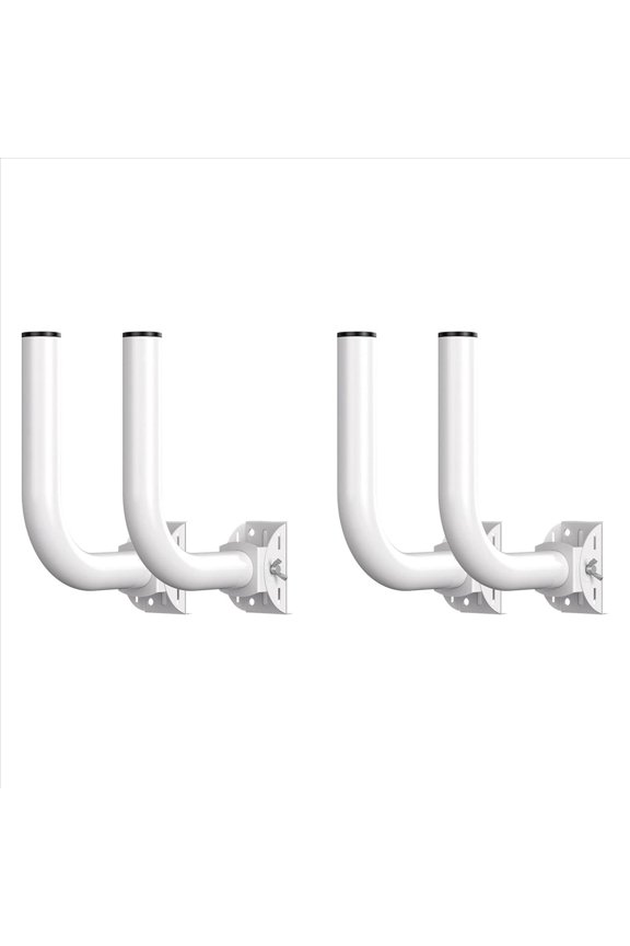 Rollbacks & More Universal Wireless Bridge Bracket Mount,Pole and Wall-Mounted Mount for Outdoor Ap Access Point Client Cpe,4-Pack