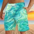 thumbnail image 1 of Rollbacks & More Viikei Men's Cropped Shorts-Above Knee Trendy Cut,Men's Special Print Beach Casual Trouser Shorts Pants Green XXXXXL, 1 of 7