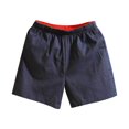 thumbnail image 1 of Fashion YLSDY Men's Shorts Summer Vacation Beach Male Short Pants Drawstring Vintage 2025 Cotton Shorts with Pockets Navy XL, 1 of 5